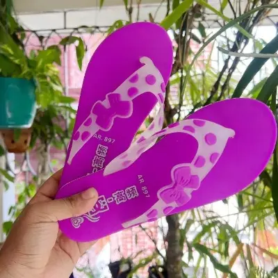 Picture of Slipper sandal for girls | Bright- 897 | sandal for woman shoe for woman flat sandal slipper for girls.