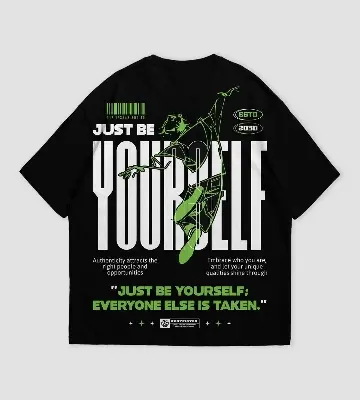 Picture of Men’s Classic Drop Shoulder Cotton T-Shirt – Trendy Oversized Fit