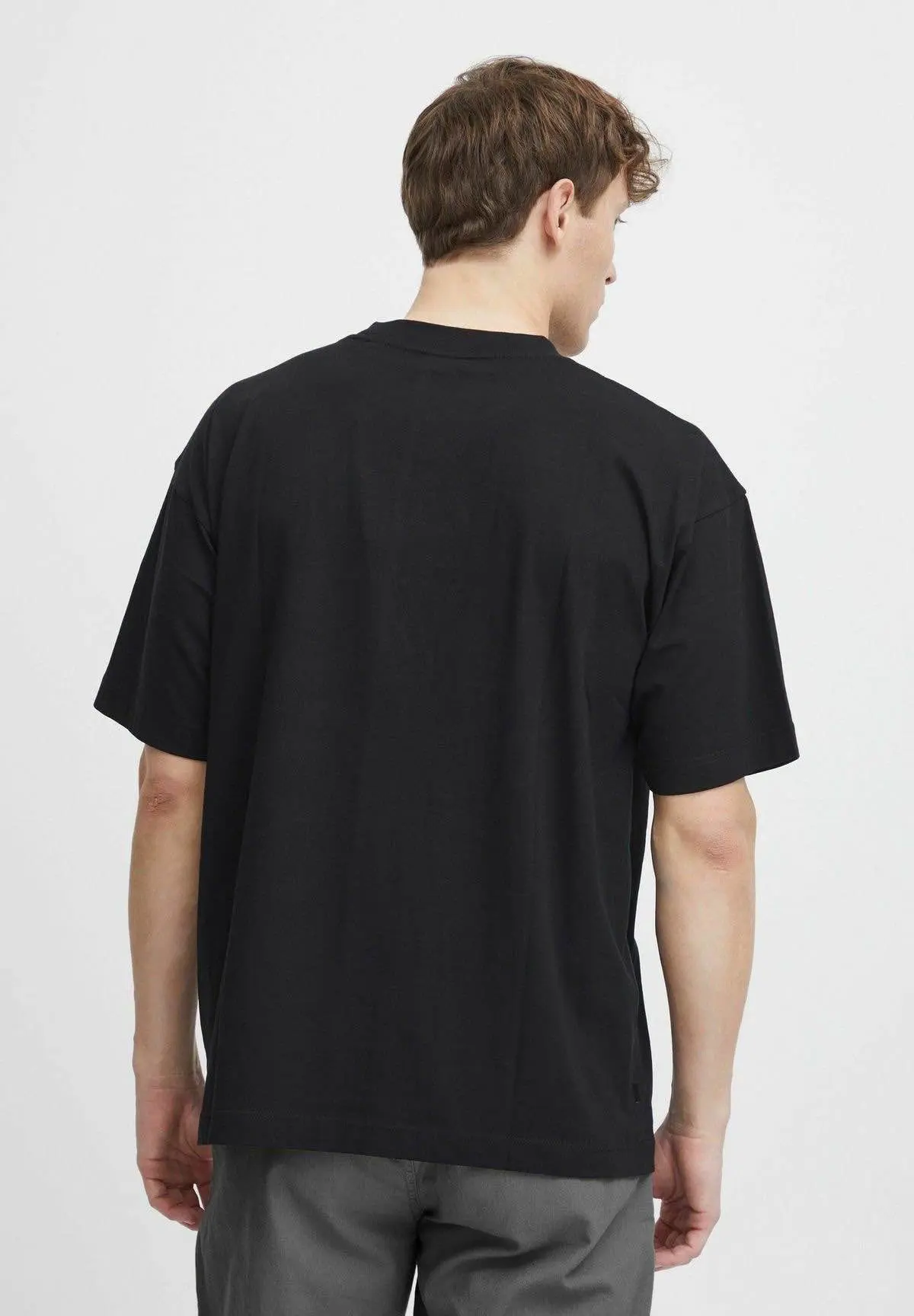 Picture of Men’s Black Oversized Drop Shoulder T-Shirt – Casual Stylish Cotton Tee