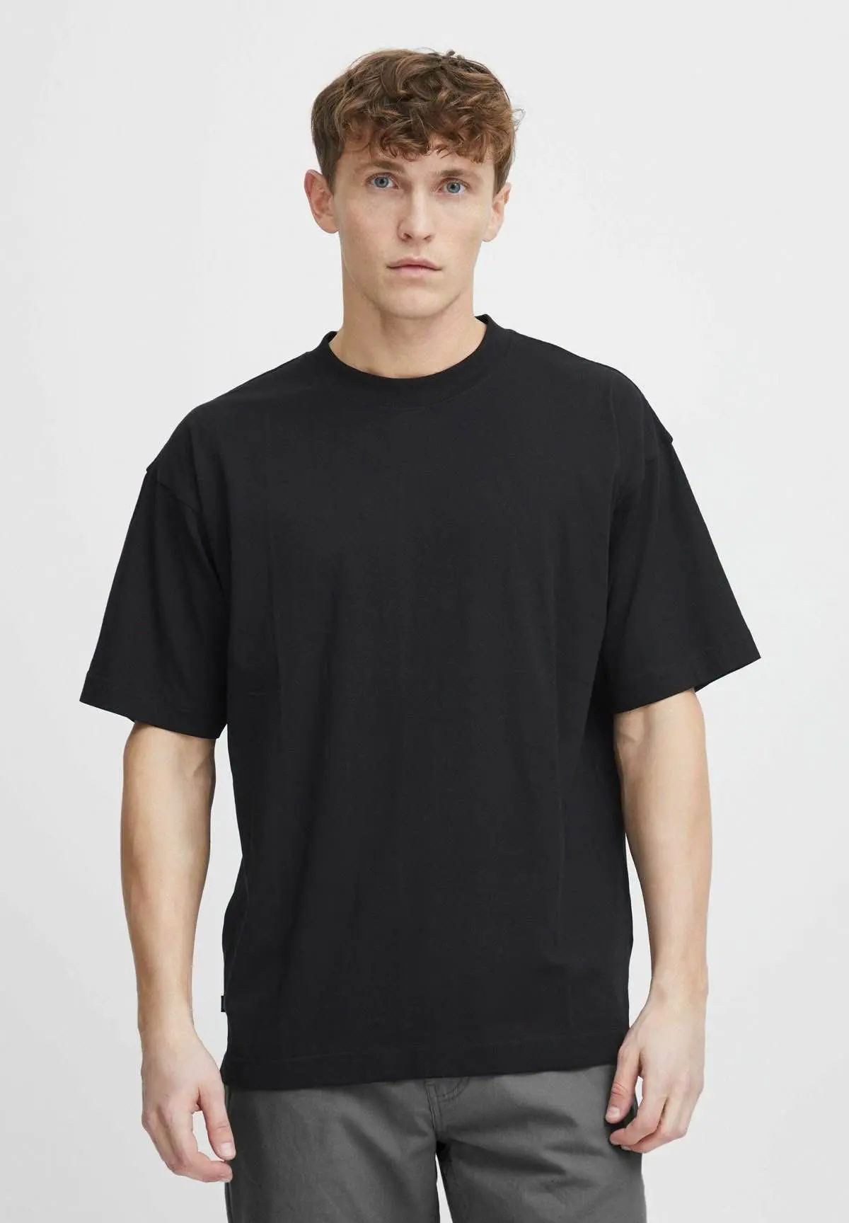 Picture of Men’s Black Oversized Drop Shoulder T-Shirt – Casual Stylish Cotton Tee