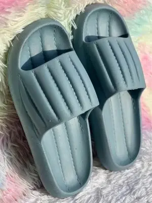 Picture of New Fashionable Stitch Design Solid Color Soft Quick Dry Comfortable Cloud Eva Slippers Slides for Men