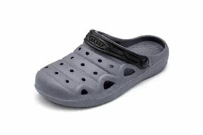 Picture of New Comfortable Lightweight EVA Rubber Slim-Sole Crocs Half Shoes & Sandals for Men – Trendy, Breathable & Easy Slip-On