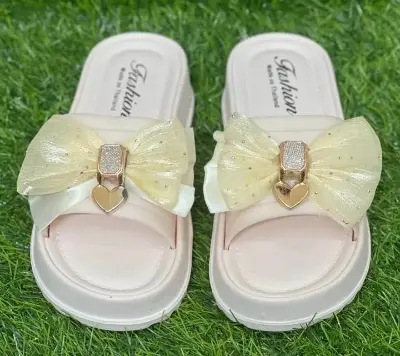 Picture of New Butterfly Net Design Thick Sole Slippers – Trendy & Stylish Sandals for Girls, Ladies & Women