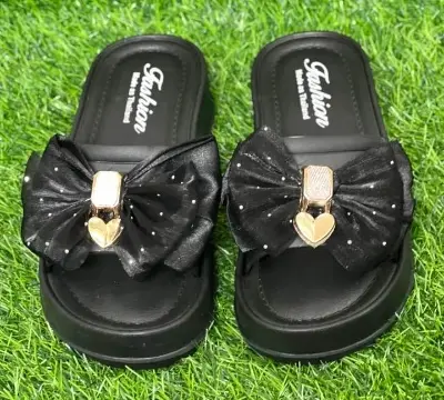 Picture of New Butterfly Net Design Thick Sole Slippers – Trendy & Stylish Sandals for Girls, Ladies & Women