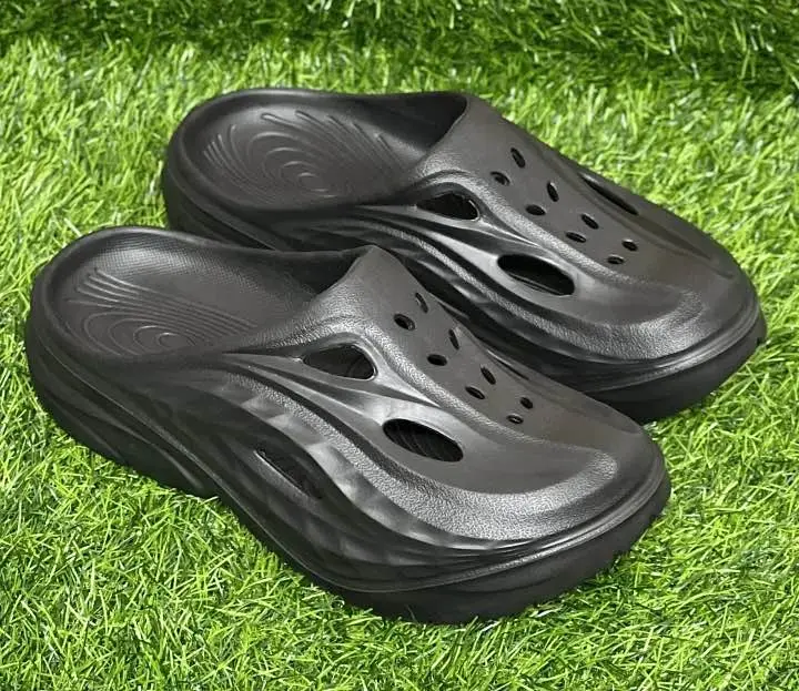 Picture of New Men’s WaveStep Textured Thick-Sole AirFlow Clogs – Ultra Comfortable, Lightweight & Trendy Half Shoes Sandals