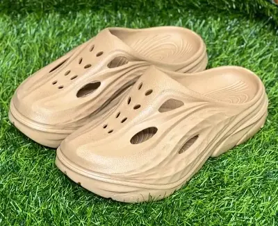 Picture of New Men’s WaveStep Textured Thick-Sole AirFlow Clogs – Ultra Comfortable, Lightweight & Trendy Half Shoes Sandals