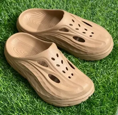 Picture of New Men’s WaveStep Textured Thick-Sole AirFlow Clogs – Ultra Comfortable, Lightweight & Trendy Half Shoes Sandals