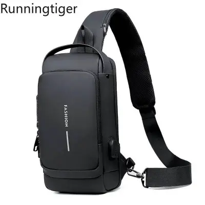 Picture of New Stylish Bag for Boys Chest Pack Multi-functional Chest Bag School Bag Crossbody Bag Zipper Bag Sports Bag Waterproof Bag For Men Street Shoulder Bag Messenger Bag Travel Bag Work or Business Bag