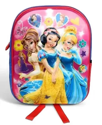 Picture of Kazi Brand Kids 3D Cartoon School Bag for Girls & Boys | Princess, Spiderman, Motu Patlu, Captain America, Butterfly Backpack | Play Group / Nursery / KG Class | Waterproof