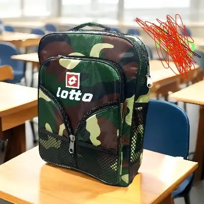 Picture of NEW Army School Bag for Boys/Girls 🎒 | 🔥 Camouflage Military Backpack | Primary/High Quality Kids Bag | Waterproof