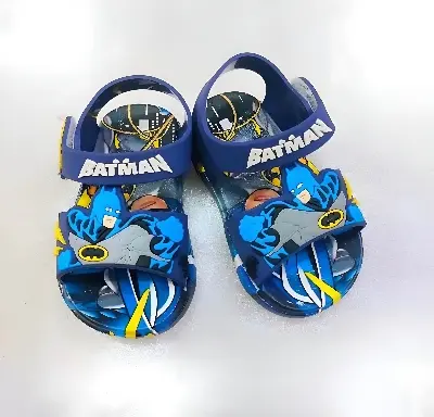 Picture of New Model 3D Batman Water Sandals | Toddler & Children's Adjustable Strap Slides | Kids' #1 Favorite Water Shoe!