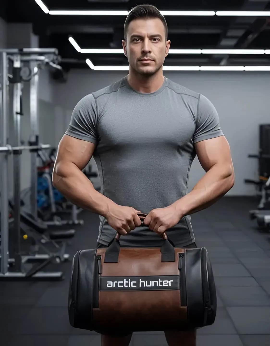 Picture of PREMIUM EDITION – Arctic Hunter Travel & Gym Bag – Unisex 4-in-1 Compact, Waterproof & Stylish Duffel for Men, Women & Boys | Small Size Sports, Fitness & Workout Bag