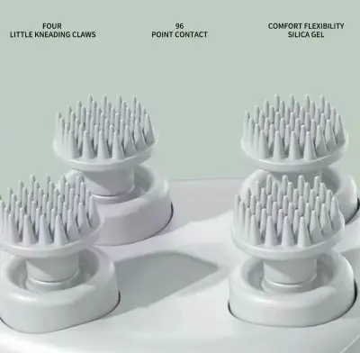 Picture of Smart Electric Scalp Massager for Men, Women, Cat & Dog Pets – Waterproof Rechargeable Head Massager with 4 Massage Heads & 3 Speeds for Hair Growth, Stress Relief & Relaxation