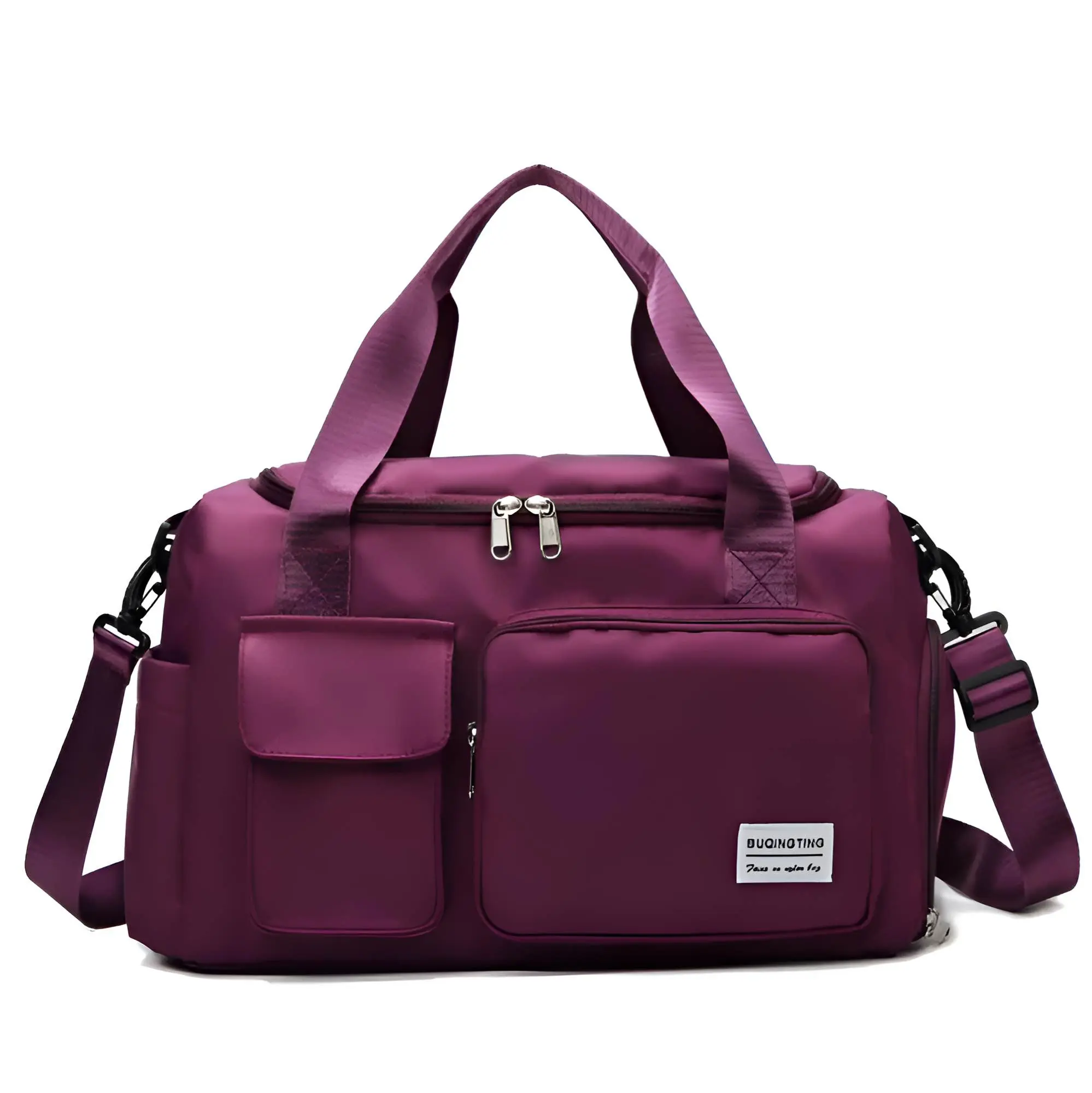 Picture of The Viral Pink Travel Duffel Bag: Premium Large Waterproof Weekend & Gym Bag with Dedicated Shoe Chamber (Also Available in Maroon)