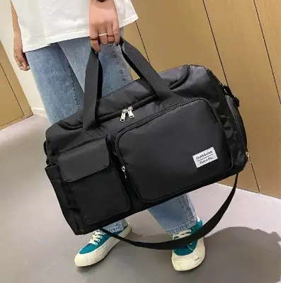 Picture of Premium Large Capacity Travel & Gym Duffel: The Ultimate Waterproof Bag with Smart Shoe & Wet Pockets