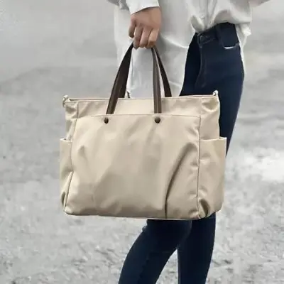 Picture of Kazi Brand Premium Women Tote Bag – Large Oxford Handbag & Shoulder Bag | Stylish, Spacious, Durable & Multi-Purpose Bag for Work, Office, Travel & Daily Use