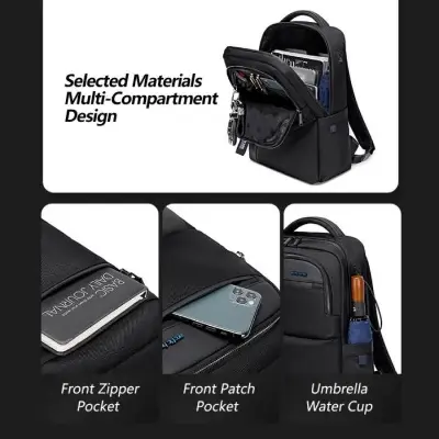 Picture of Arctic Hunter City Hunter Series B00477 – Waterproof & Anti-Theft Backpack with 15.6” Laptop Compartment | Stylish, Lightweight Travel & Office Bag