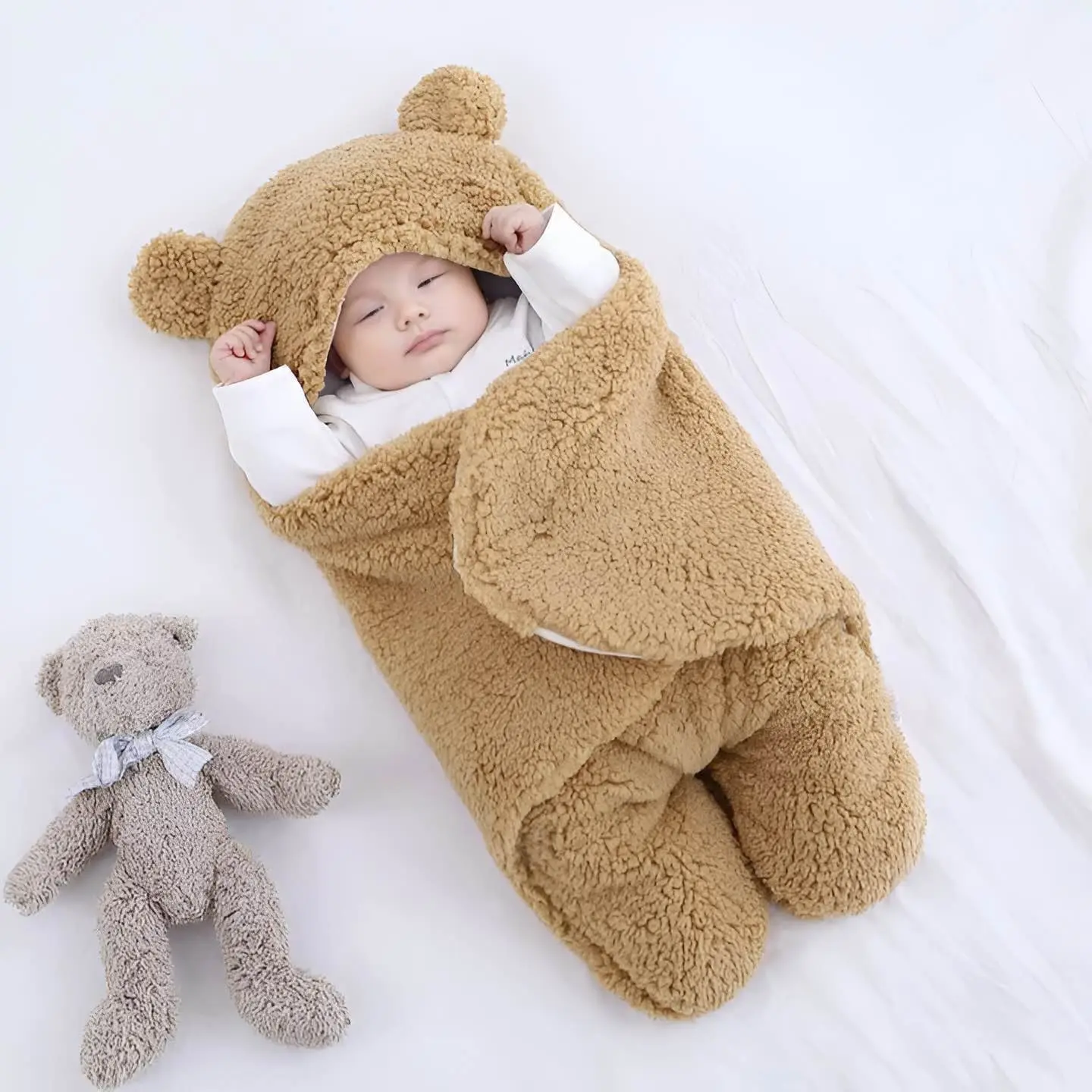 Picture of Premium Kazi Brand Newborn Baby Blanket & Winter Sleeping Bag – Ultra-Soft, Cozy, Windproof & Plush Cotton for 0–12 Months | Outdoor & Indoor Use