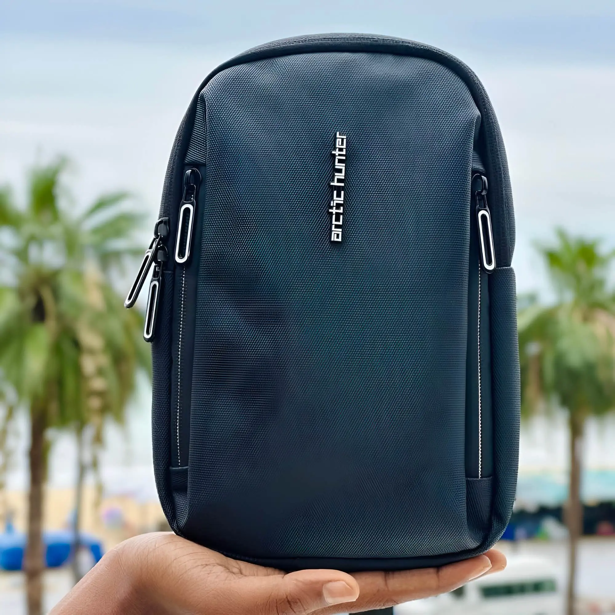 Picture of Arctic Hunter Premium Anti-Theft Crossbody Sling Bag for Men | Waterproof USB Charging Travel Shoulder Messenger Bag