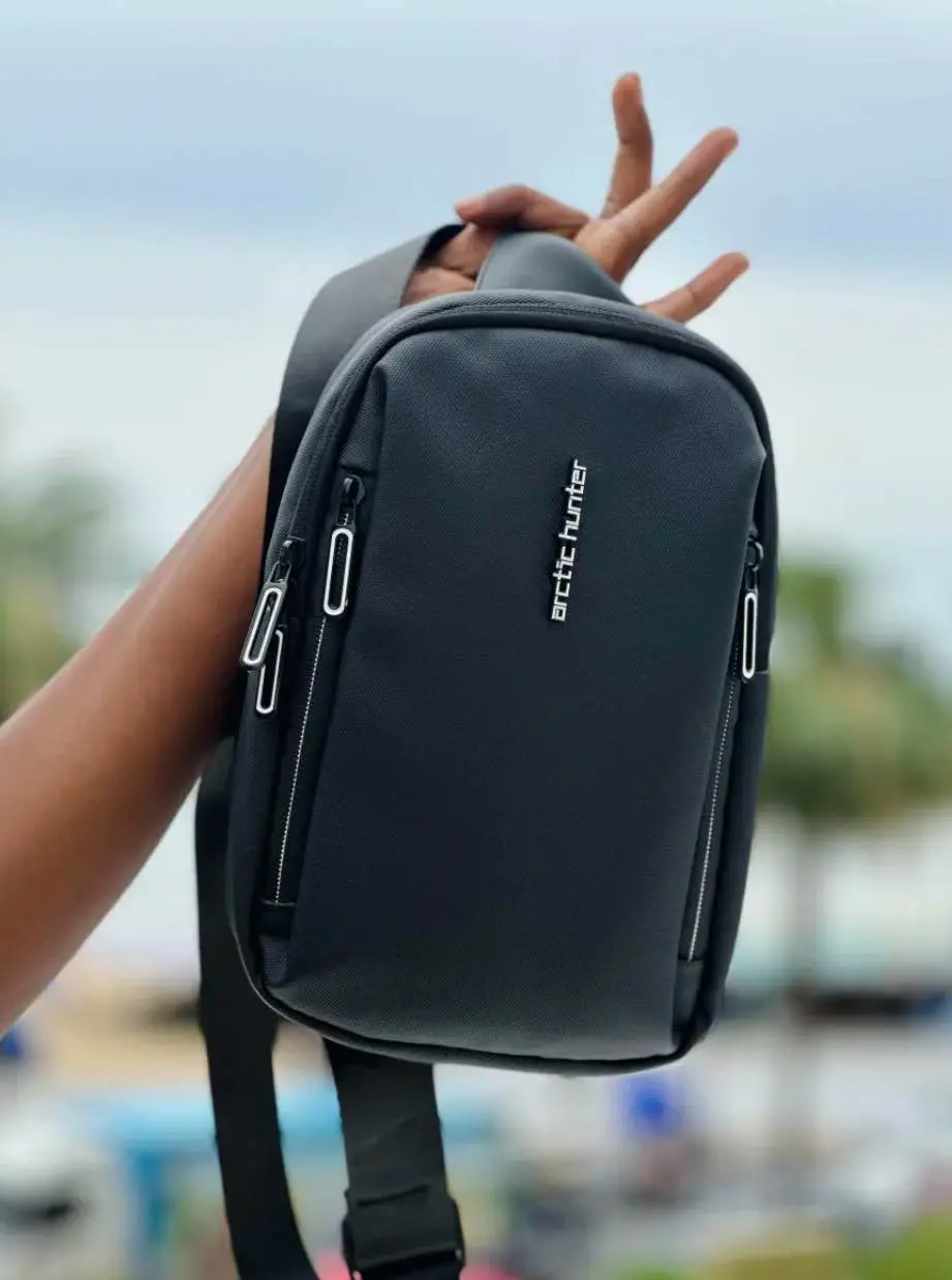 Picture of Arctic Hunter Premium Anti-Theft Crossbody Sling Bag for Men | Waterproof USB Charging Travel Shoulder Messenger Bag