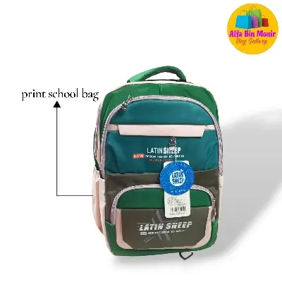 Picture of Cute Korean Version Premium Kids Latin Sheep School Bag | Waterproof Backpack for Boys & Girls | 4 Colour Trendy Design