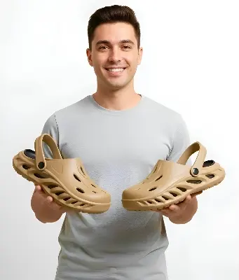 Picture of Men’s AirFlex EVA Stylish Trendy Clogs | Lightweight Breathable Comfort Crocs Sandals – Premium Anti-Slip Daily Wear Footwear