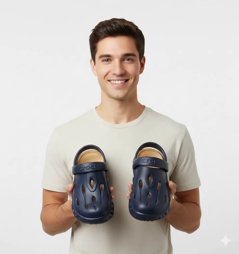 Picture of Men’s AirFlex EVA Stylish Trendy Clogs | Lightweight Breathable Comfort Crocs Sandals – Premium Anti-Slip Daily Wear Footwear