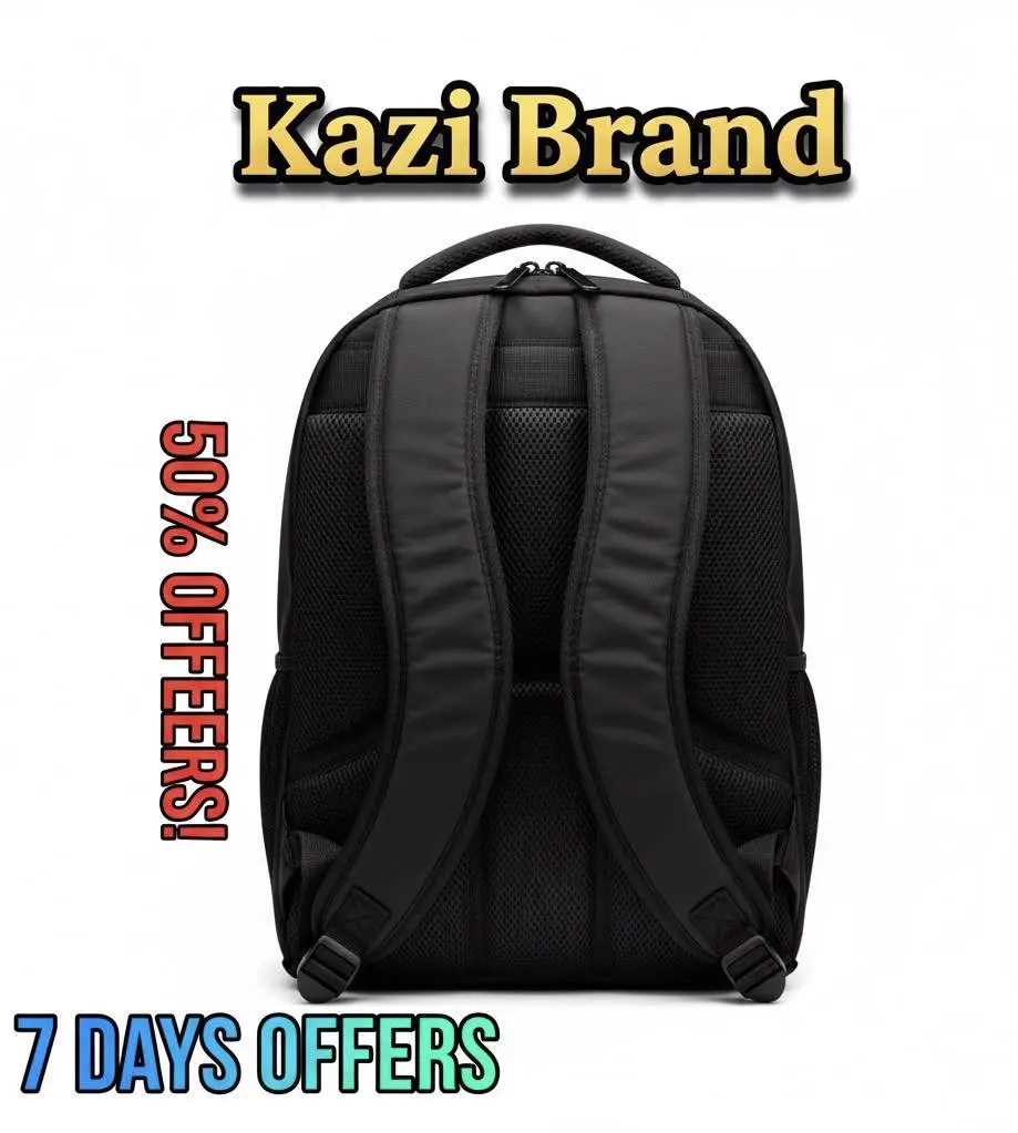 Picture of 👑 Exclusive Launch! Kazi Brand Stylish Premium Arctic Hunter 4-in-1 Fashion Backpack | New Bag | 17” Expandable Cabin Luggage, Anti-Theft Lock, Waterproof Laptop Bag & USB Charging Port (Limited Stock)