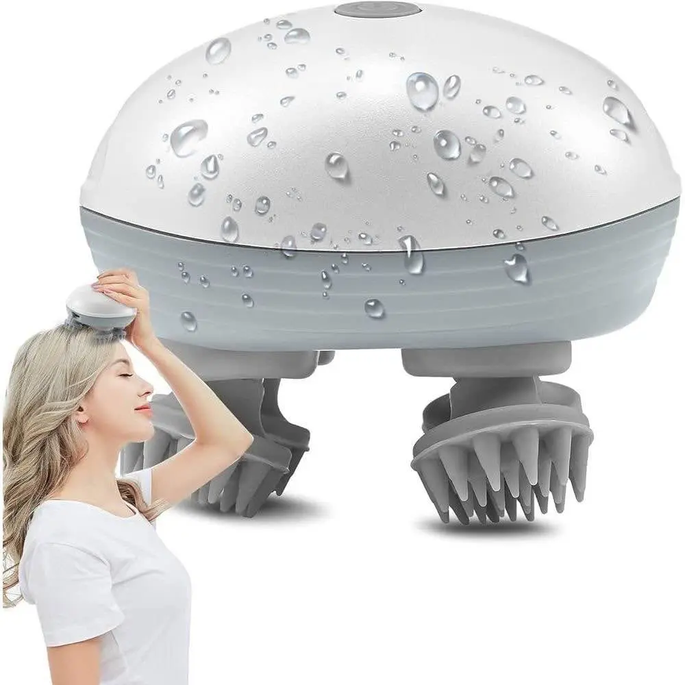 Picture of Electric Scalp Massager – Portable Handheld Head Massager with 96 Kneading Nodes for Stress Relief, Relaxation & Pain Relief | Ideal Gift for Men, Women, Boys & Girls