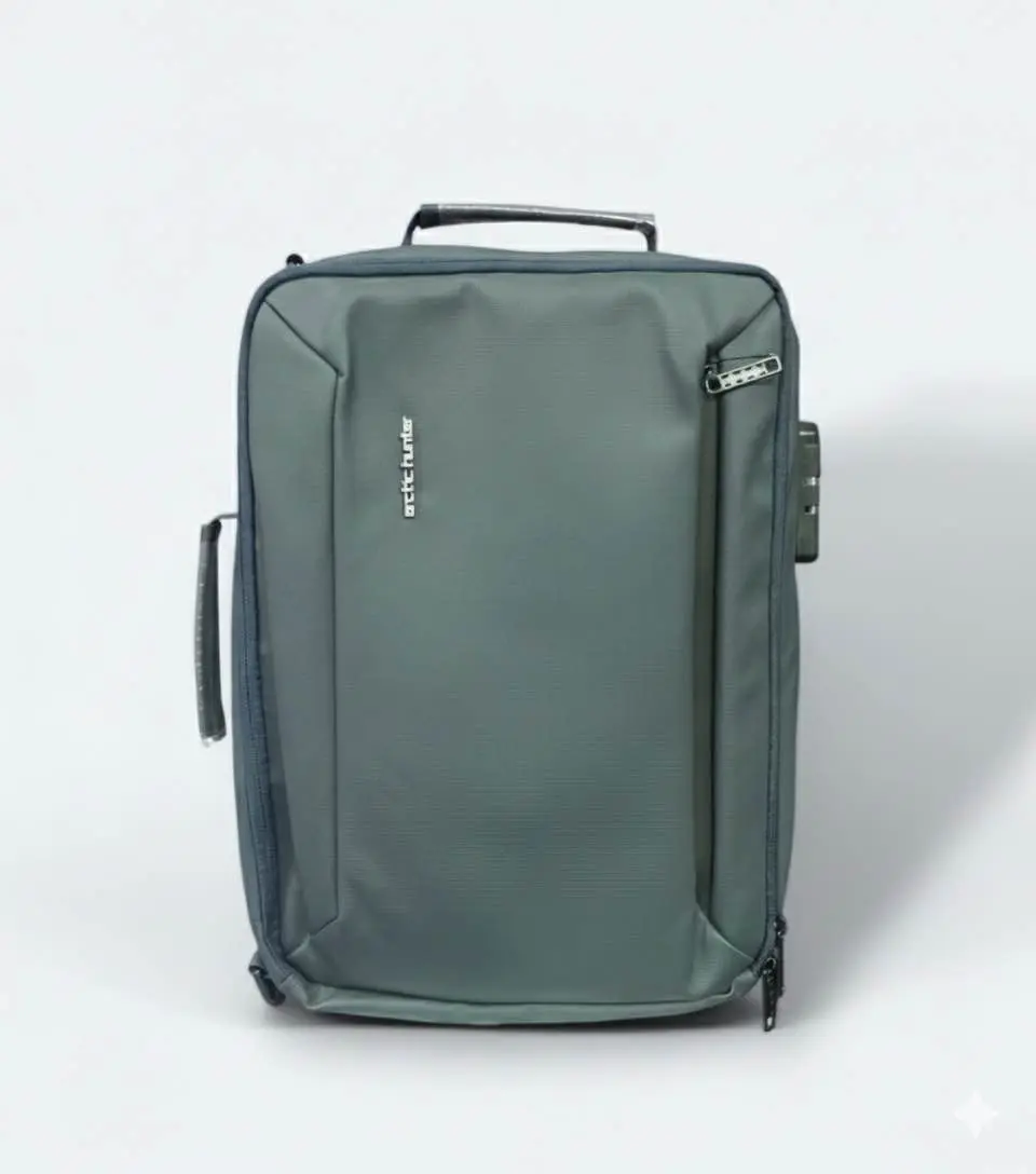 Picture of 🥇 Arctic Hunter 15.6” Men & Boys Laptop & Travel Backpack | Waterproof, Anti-Theft, USB Charging | College, Office & Daily Bag (Grey/Black)