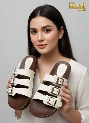 Picture of Velora Women’s Triple Buckle Cork Sole Platform Sandals