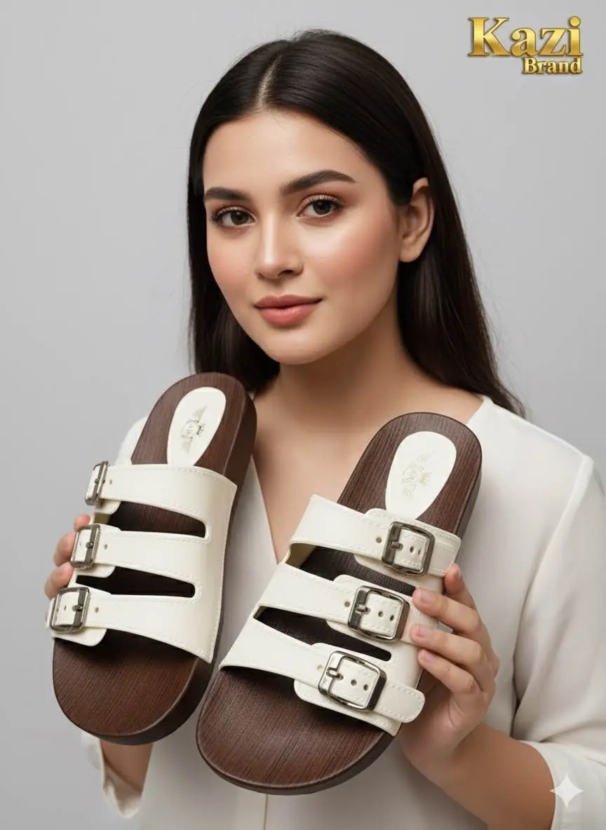 Picture of Velora Women’s Triple Buckle Cork Sole Platform Sandals