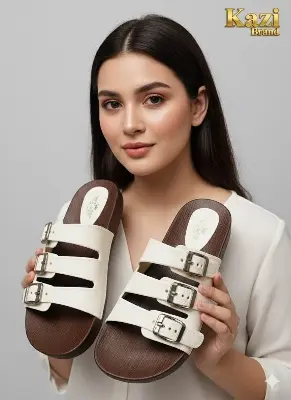 Picture of Velora Women’s Triple Buckle Cork Sole Platform Sandals