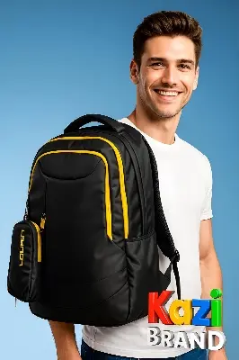 Picture of Loupin Kazi Brand High Quality Laptop Backpack for Men Boys – Stylish Waterproof Travel Bag College School Office Durable Back Pack [New Trendy]
