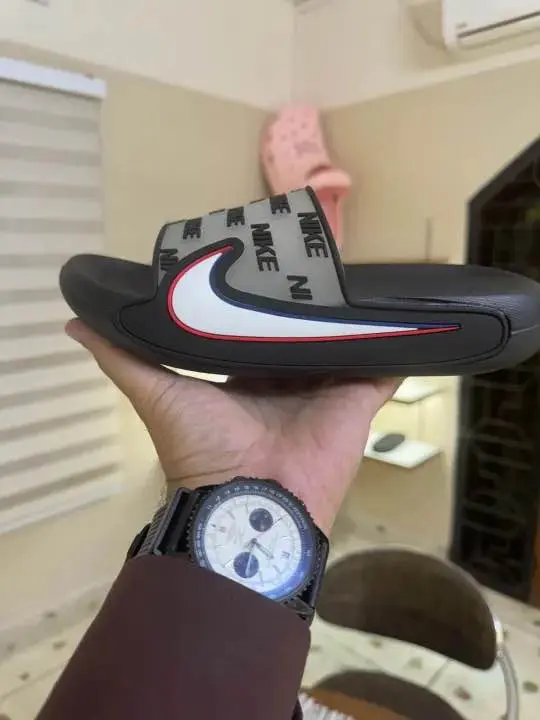 Picture of ⚡ [Top Seller] Trendy Adidas / Nike Style Men’s Slides | 3-Stripe Comfortable, Waterproof & Non-Slip Casual Slippers | Fashionable Flat Sandal for Everyday Wear