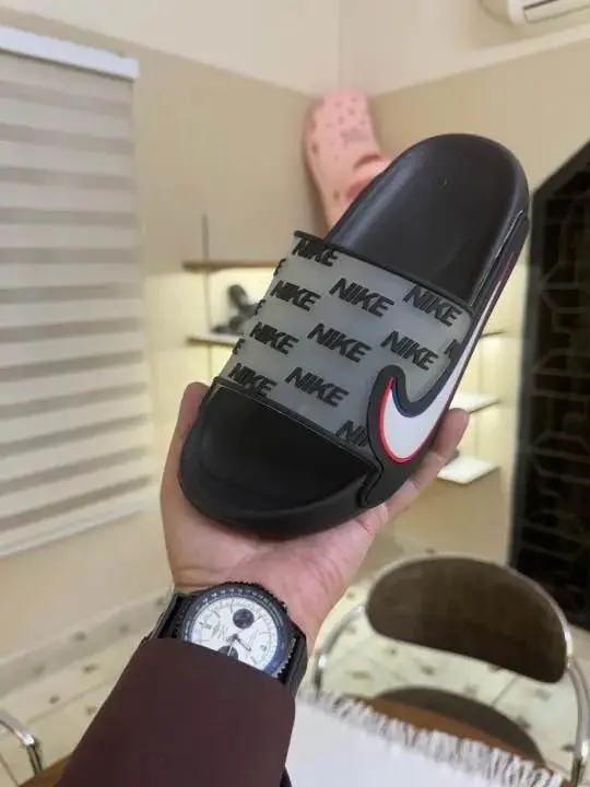 Picture of ⚡ [Top Seller] Trendy Adidas / Nike Style Men’s Slides | 3-Stripe Comfortable, Waterproof & Non-Slip Casual Slippers | Fashionable Flat Sandal for Everyday Wear