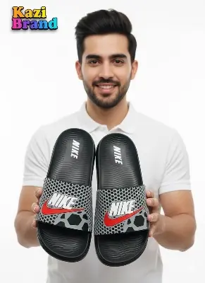 Picture of Kazi Brand | Premium Comfort Slide Slipper for Men | Trendy New Design Casual Lightweight Soft Sole Sandal | Daraz Bestseller Footwear