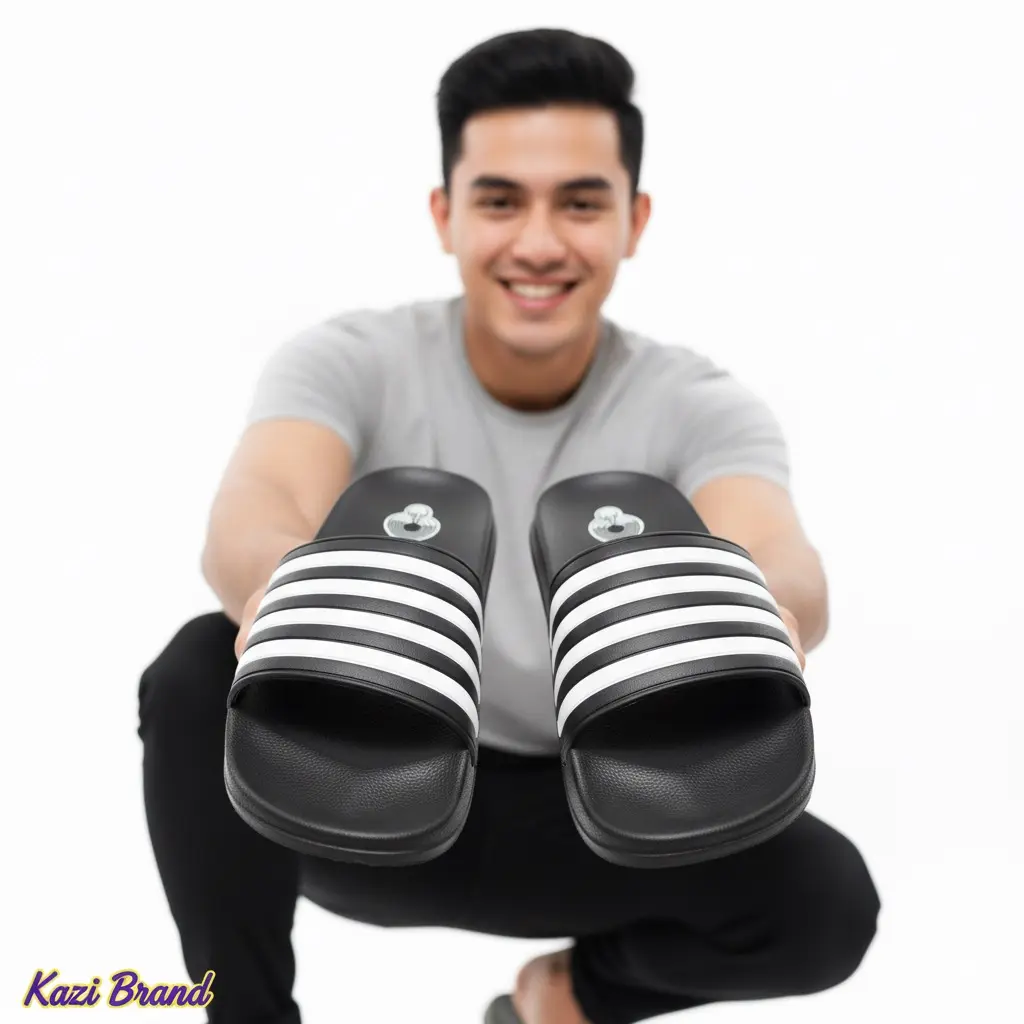 Picture of Power Slides Sandle for Men - Black