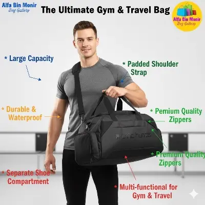 Picture of Arctic Hunter 4-in-1 Waterproof Travel Duffel Gym Sports Bag