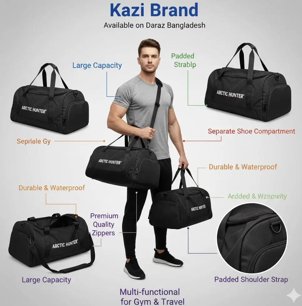 Picture of Arctic Hunter 4-in-1 Waterproof Travel Duffel Gym Sports Bag