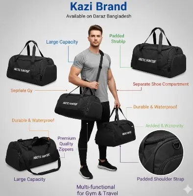 Picture of Arctic Hunter 4-in-1 Waterproof Travel Duffel Gym Sports Bag