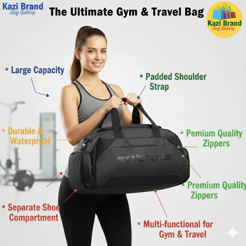 Picture of Arctic Hunter 4-in-1 Waterproof Travel Duffel Gym Sports Bag