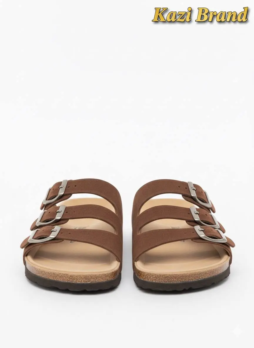 Picture of Premium Buckle Adjustable Slide Sandals (Premium Buckle Adjustable Slide Sandals) for Women | Stylish Flat Casual Flat Shoes (Stylish Flat Casual Short Shoes) | Trendy Flat Footwear