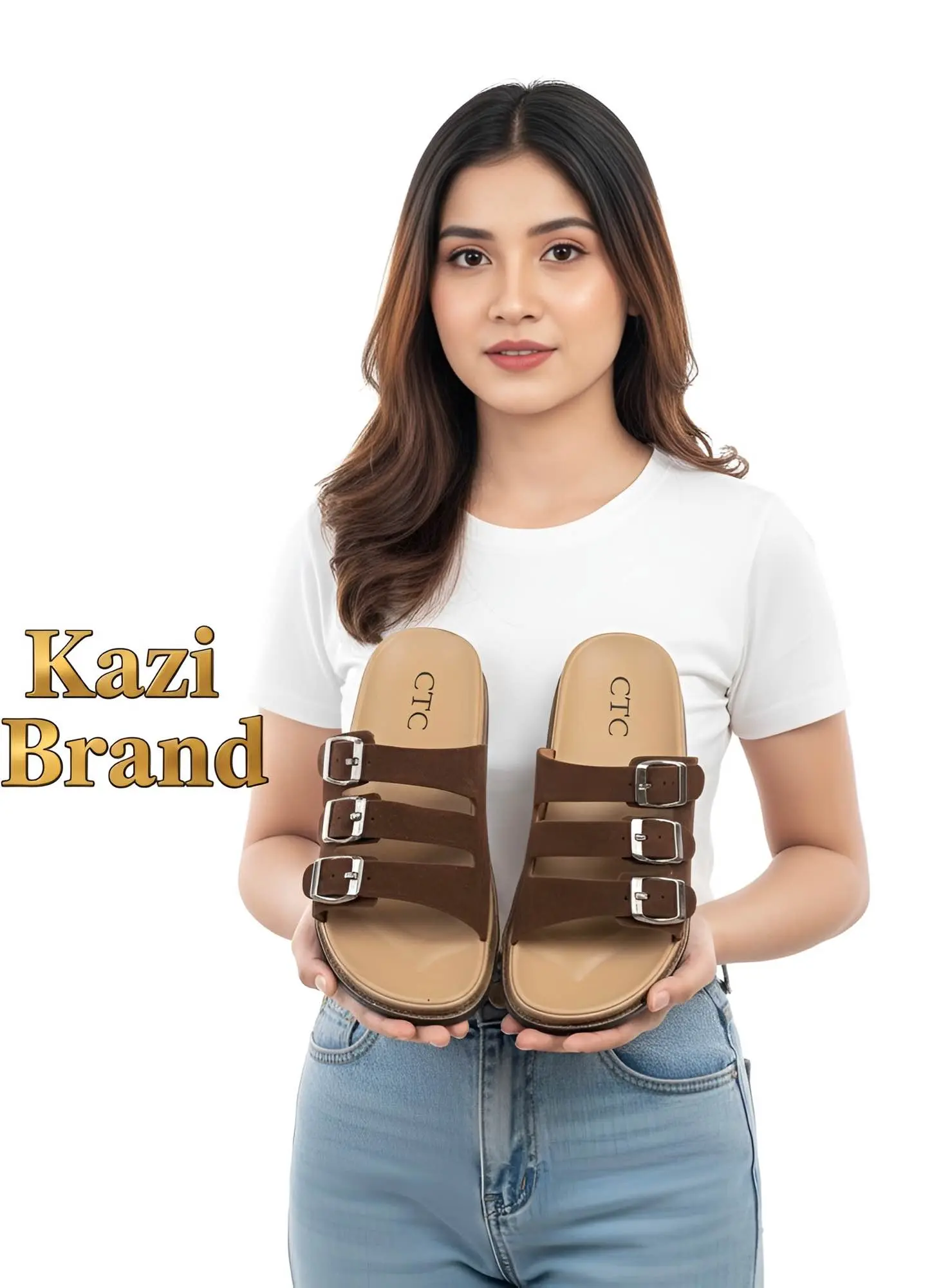 Picture of Elegant Ladies Comfort Slide Slipper | Premium EVA Material Fashion Sandals | Trendy Non-Slip Choti Juta for Women