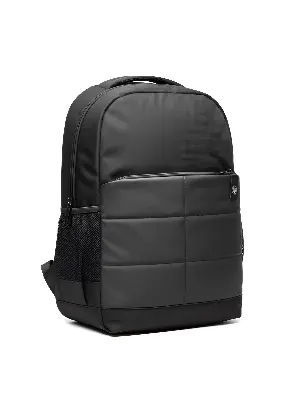 Picture of Premium HP Stylish Quilted Black Laptop Backpack 15.6 Inch | Waterproof & Durable Travel, College, Office Bag for Men & Women