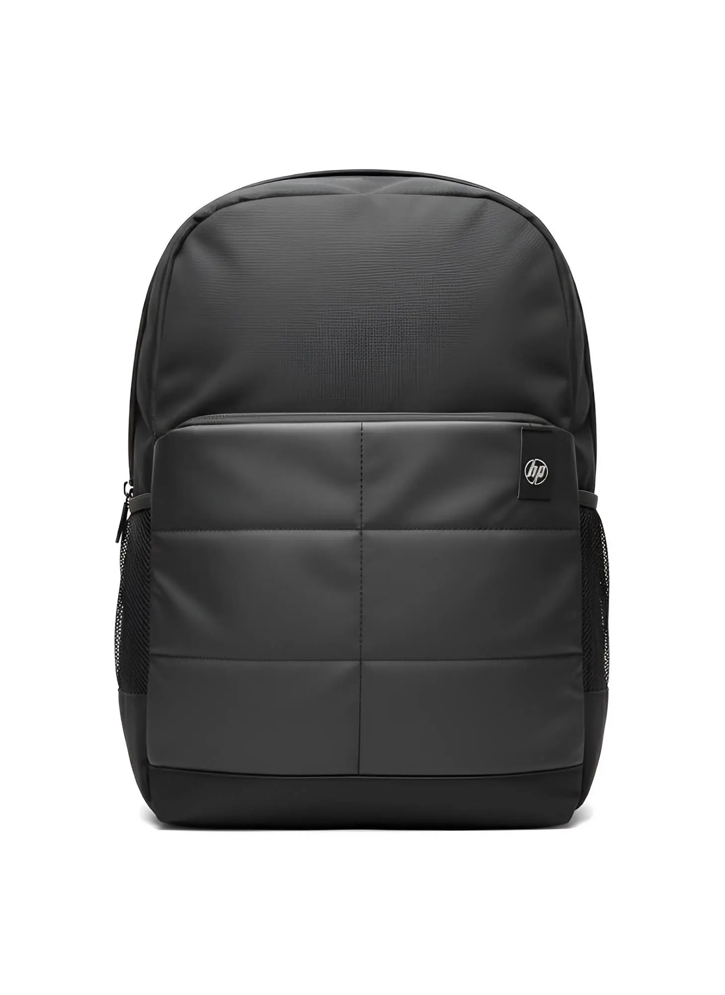 Picture of Premium HP Stylish Quilted Black Laptop Backpack 15.6 Inch | Waterproof & Durable Travel, College, Office Bag for Men & Women