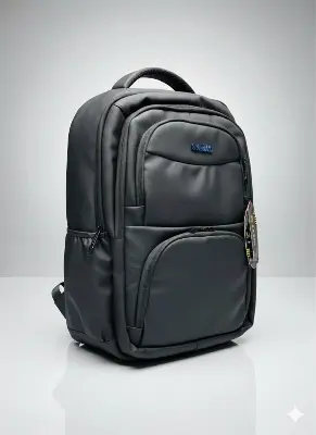 Picture of 💥 ATC BAG Original Premium Quality | 15.6 Inch Waterproof Laptop Backpack | High-Quality Office, Travel & College Bag with USB Port & Anti-Theft – Dark Grey/Black