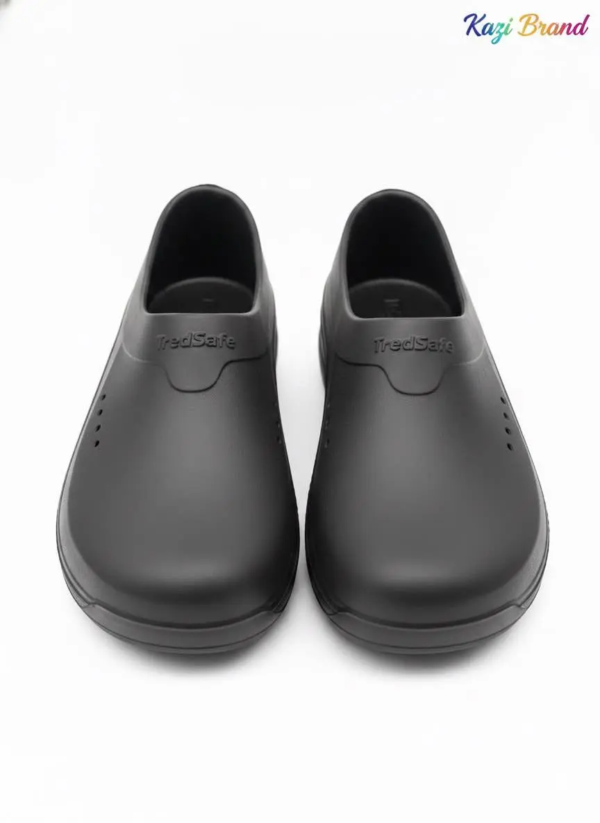 Picture of Kazi Brand Professional Chef Shoes | Non-Slip Kitchen Hospital Medical Work Clogs for Men - Waterproof & Comfort EVA Slipper