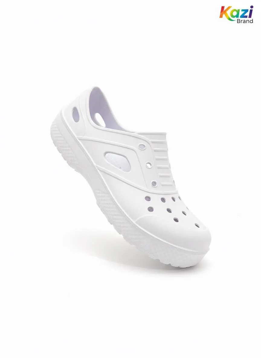 Picture of Kazi Urban Clog – Pure White | Lightweight Comfort Clog for Men