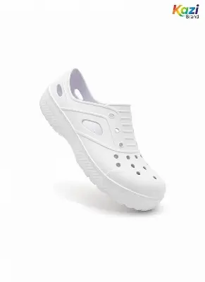 Picture of Kazi Urban Clog – Pure White | Lightweight Comfort Clog for Men